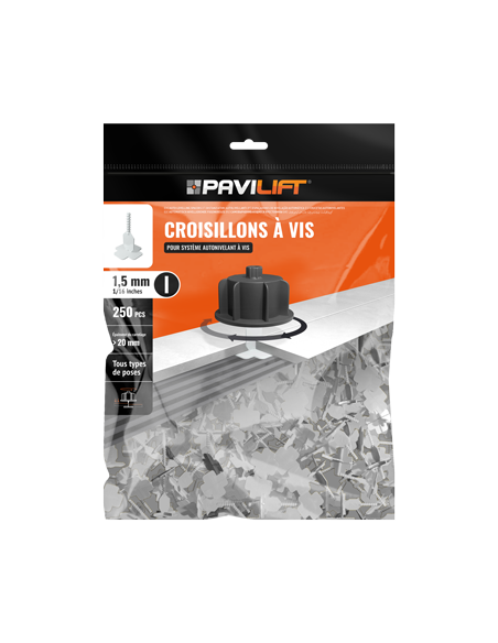 Croisillon autonivelant à vis PAVILIFT en I