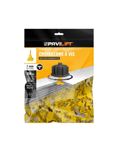Croisillon autonivelant à vis PAVILIFT en T