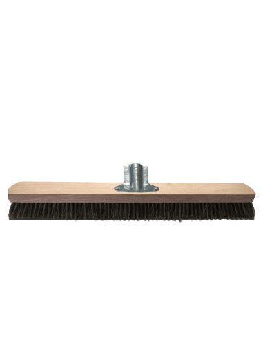 Balai soie en 60 cm semelle bois douille métal