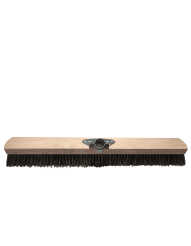 Balai soie en 60 cm semelle bois douille métal