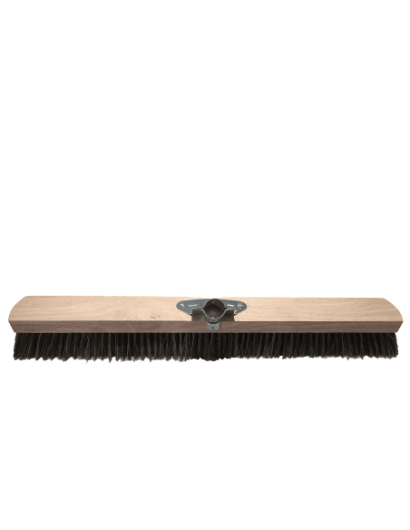 Balai soie en 60 cm semelle bois douille métal