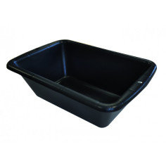 Auge de maçon caoutchouc + PE 25 Litres dim 630x425x155mm