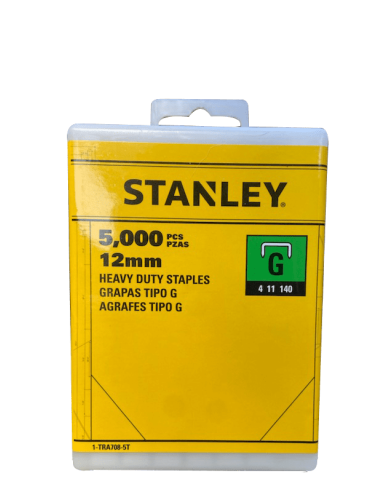 Agrafe 12 mm Type G - Lot de 5000 pièces -...