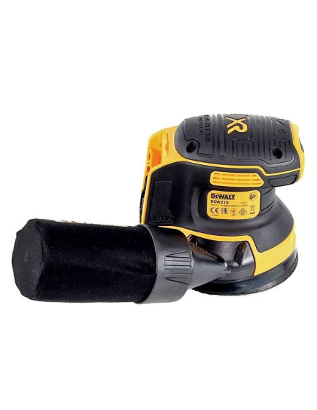 Ponceuse excentrique DEWALT DCW210NT XR 18V Brushless 125 mm - Machine seule