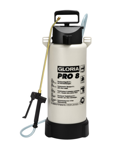 Pulvérisateur PRO 8L cuve plastique pression 3...