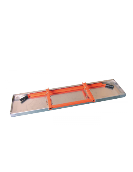 Lissarde à béton 190x34,5cm réglable en hauteur plateau aluminium