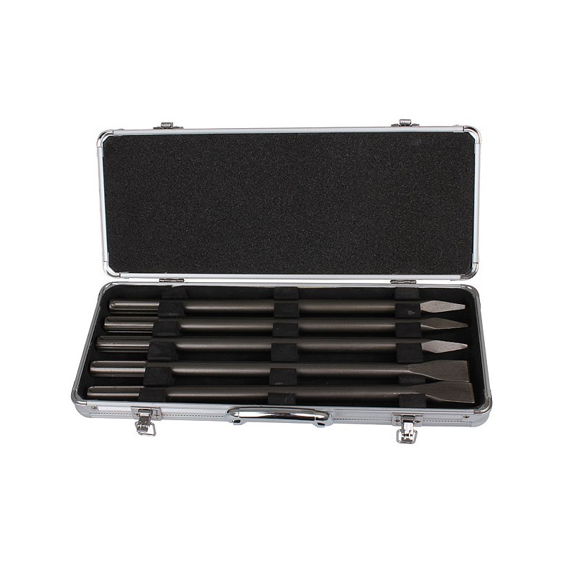 Coffret SDS-Max 3 pointes + 2 burins 400mm