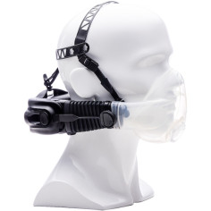 Demi-masque CleanSpace™ CST avec harnais de tête - M 2