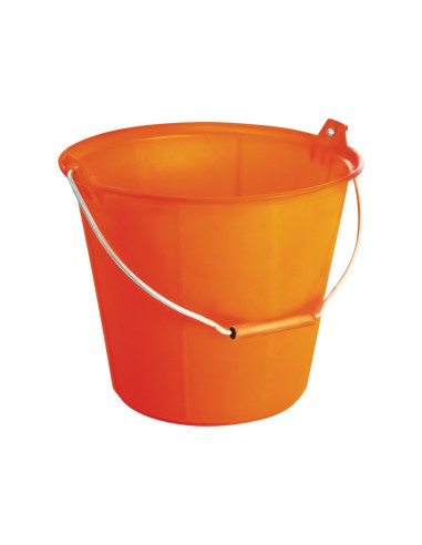 Seau PRO FLUO renforcé à ergots 13 litres anse...