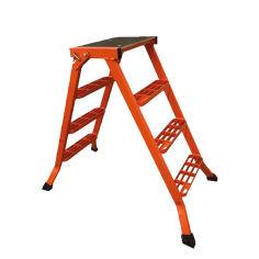 Marchepied pliant aluminium 4 marches Hauteur 90 cm -...