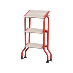 Marchepied pliant Acier 3 marches Hauteur 70 cm -... 2