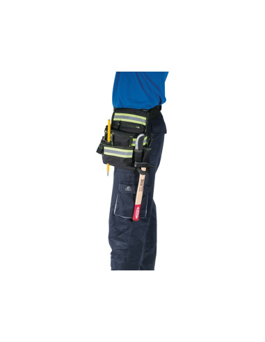 Porte outils tablier 9 poches tissu bande...