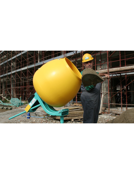 Bétonnière MINIBETA 100 Litres cuve acier et sans couronne - IMER 01016606