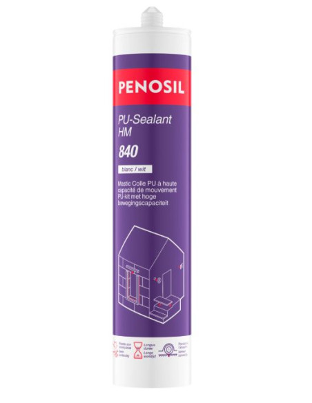 PENOSIL PU-SEALANT 840 HM Mastic colle polyuréthane - GRIS - 300ML