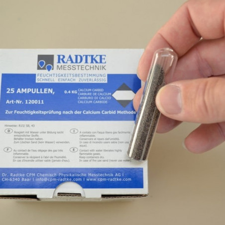Ampoules pour bombe à carbure - 100 unités