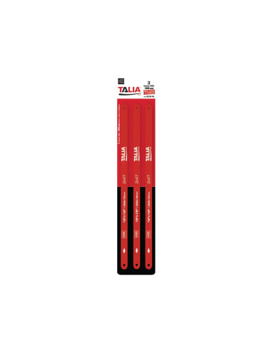 Pack 3 lames scie acier rapide qualité HSS...