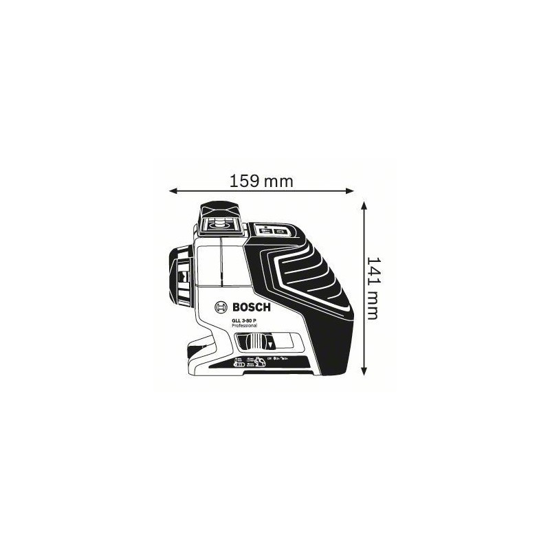 Laser lignes BOSCH GLL 3-80 Professional