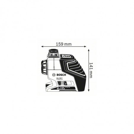 Laser lignes BOSCH GLL 3-80 Professional