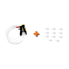 Set de projection pistolet/tuyau/embouts pour Kit mousse...