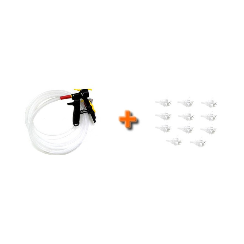 Set de projection pistolet/tuyau/embouts pour...