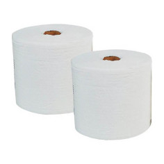 Bobines Essuie-tout Industriel Blanc 1000 feuilles x 2...