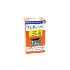 Pointe béton striée 3.5x50mm galvanisée - boîte de 1kg 2