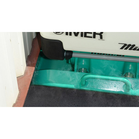 Plaque vibrante moteur Honda 4.9ch  avec chariot de transport IMER